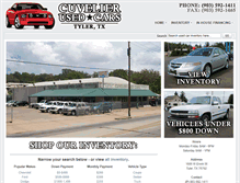 Tablet Screenshot of cuveliercars.com